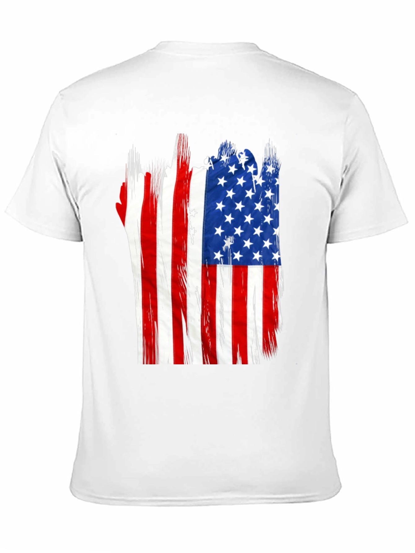 American Flag Graphic Black T-Shirt