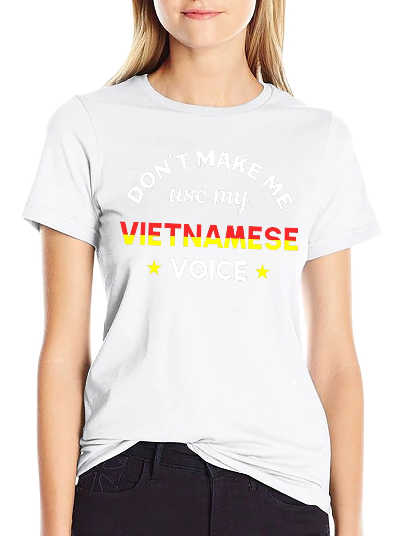 Vietnamese Voice Graphic Tee - Unisex Black T-Shirt