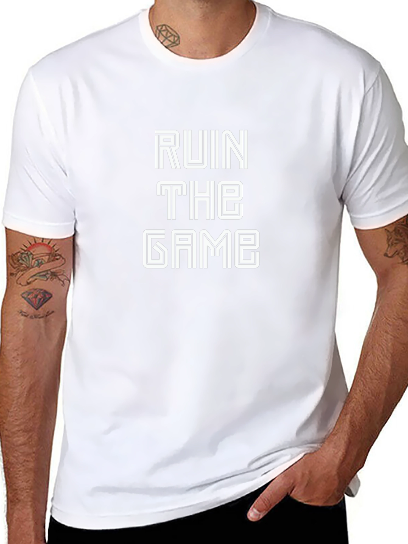 Ruin The Game Graphic Tee - Bold Statement Shirt