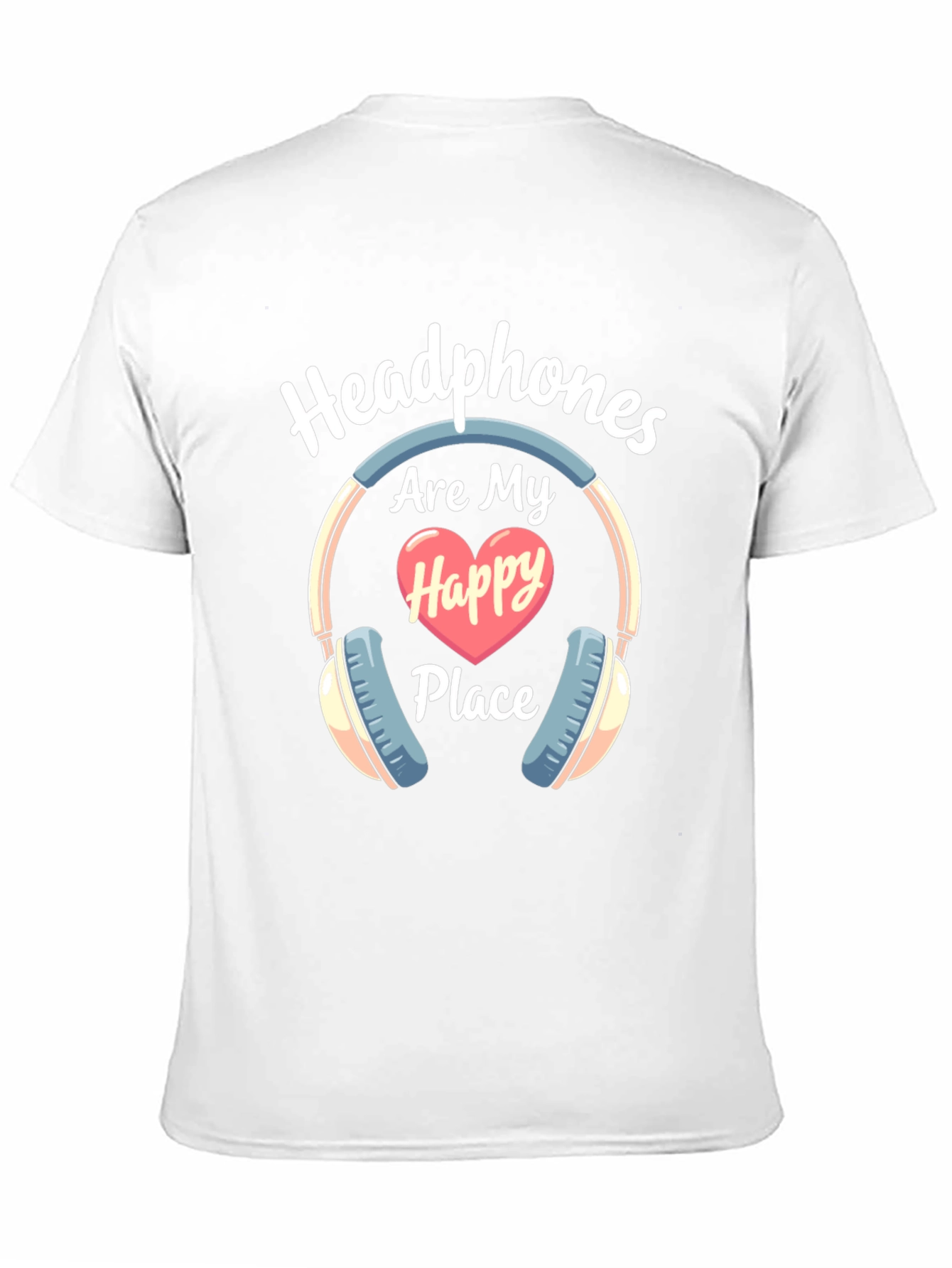 Headphones Are My Happy Place T-Shirt