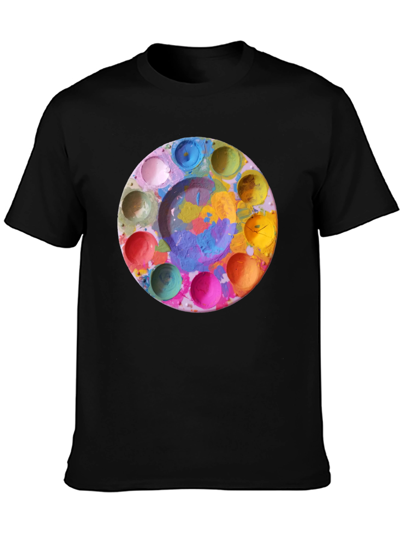 Painters Palette T-Shirt - Artistic Design