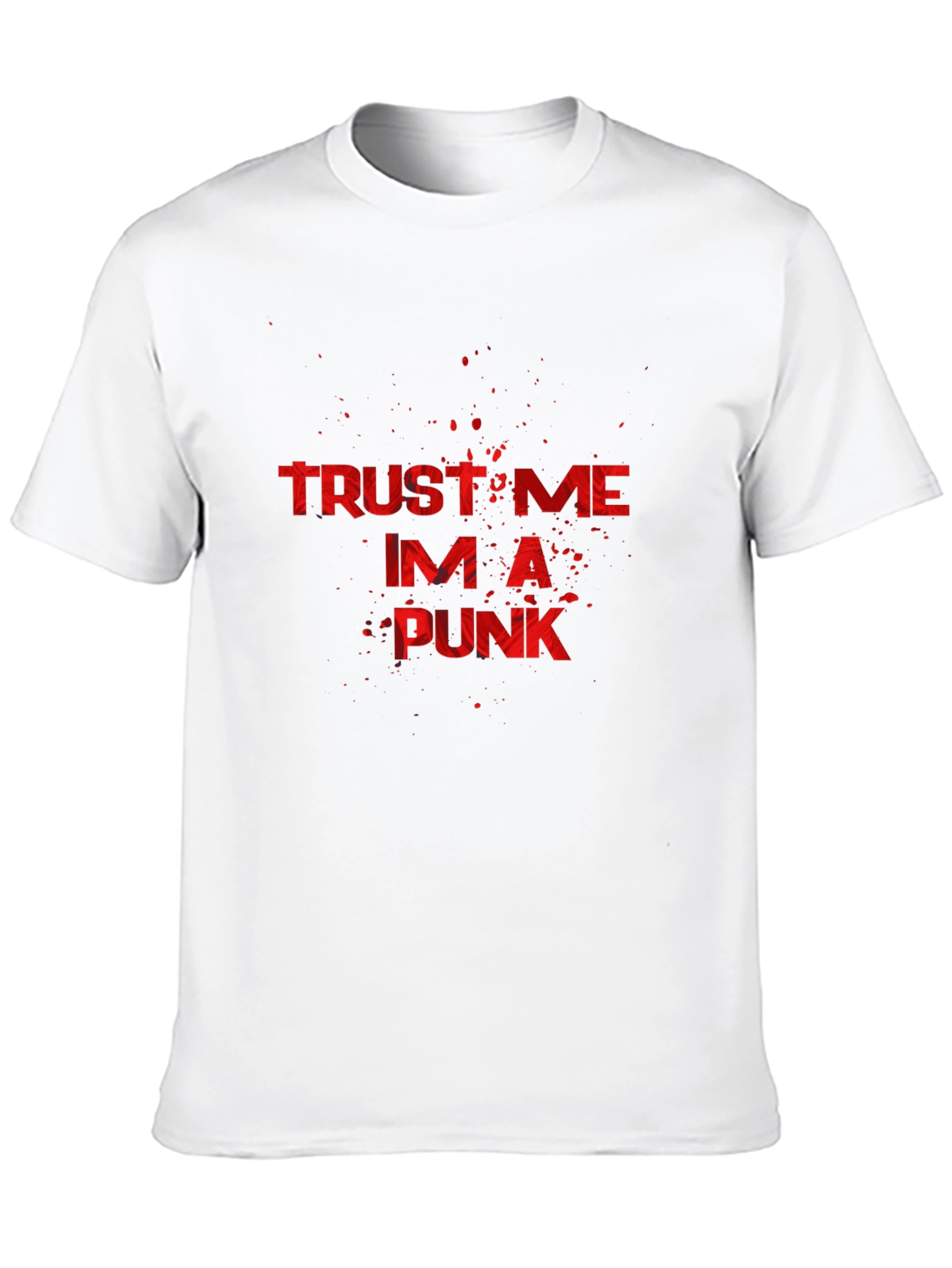Trust Me Im A Punk T-Shirt - Black