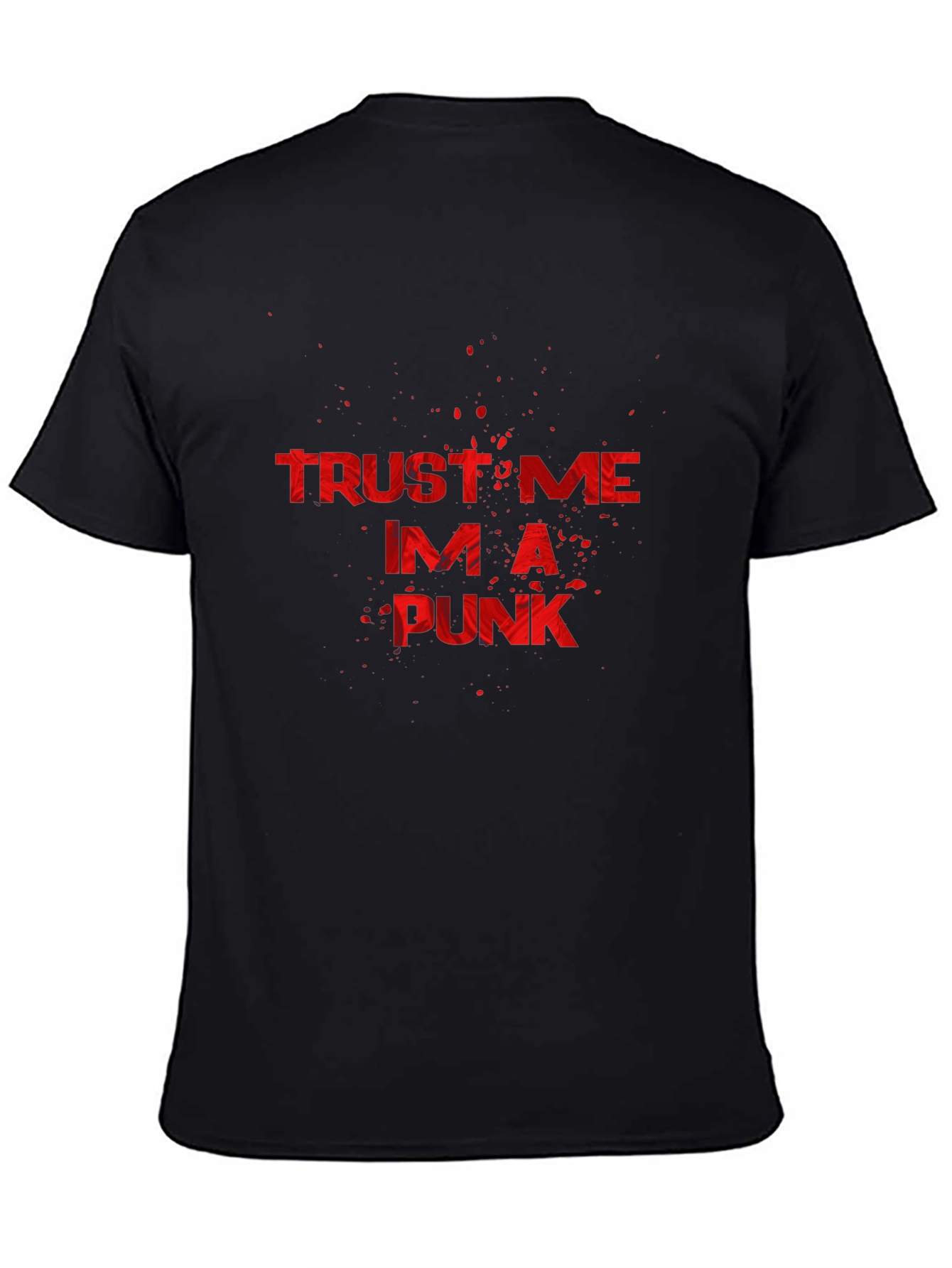 Trust Me Im A Punk T-Shirt - Black