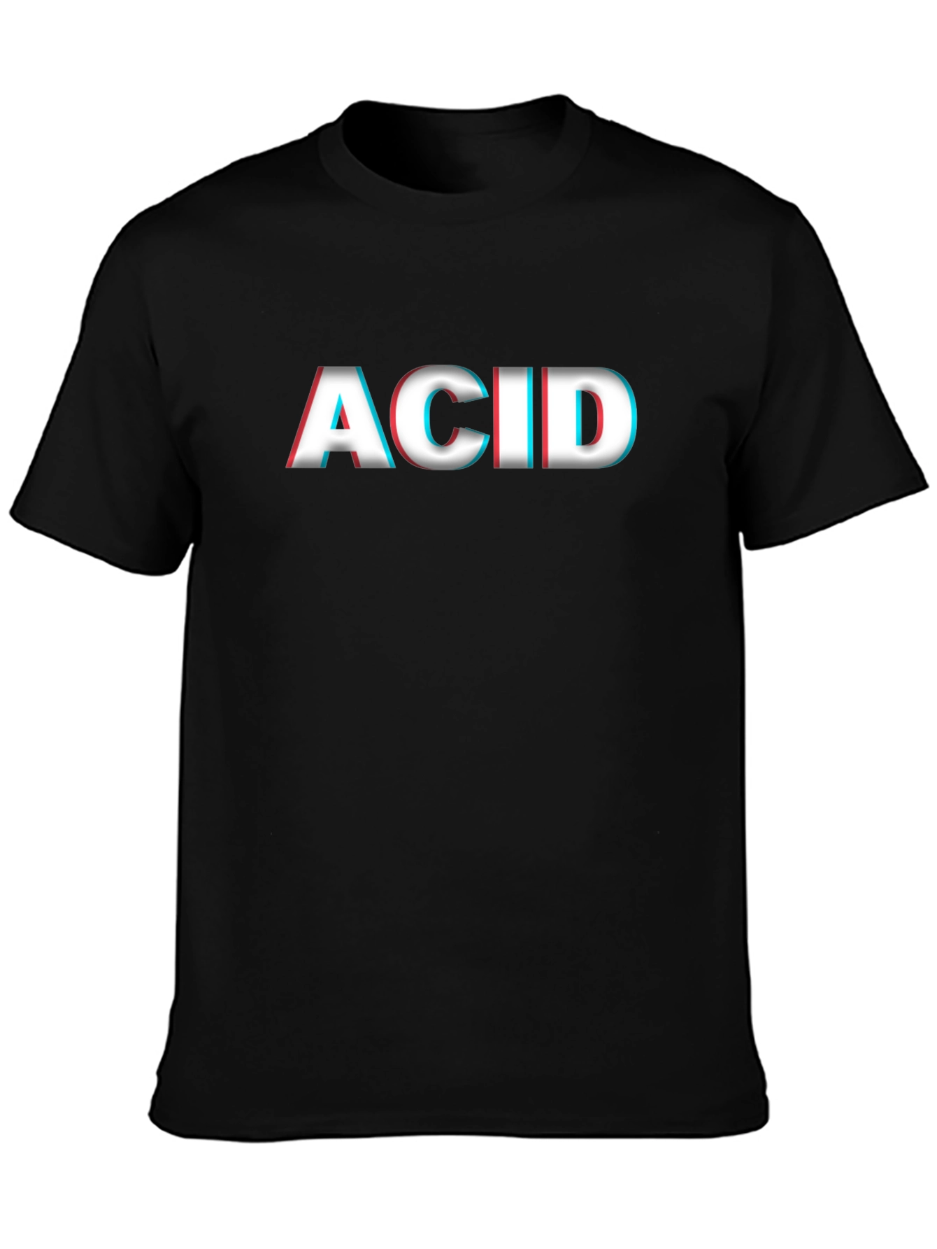ACID 3D Effect Graphic Tee - Trendy & Stylish