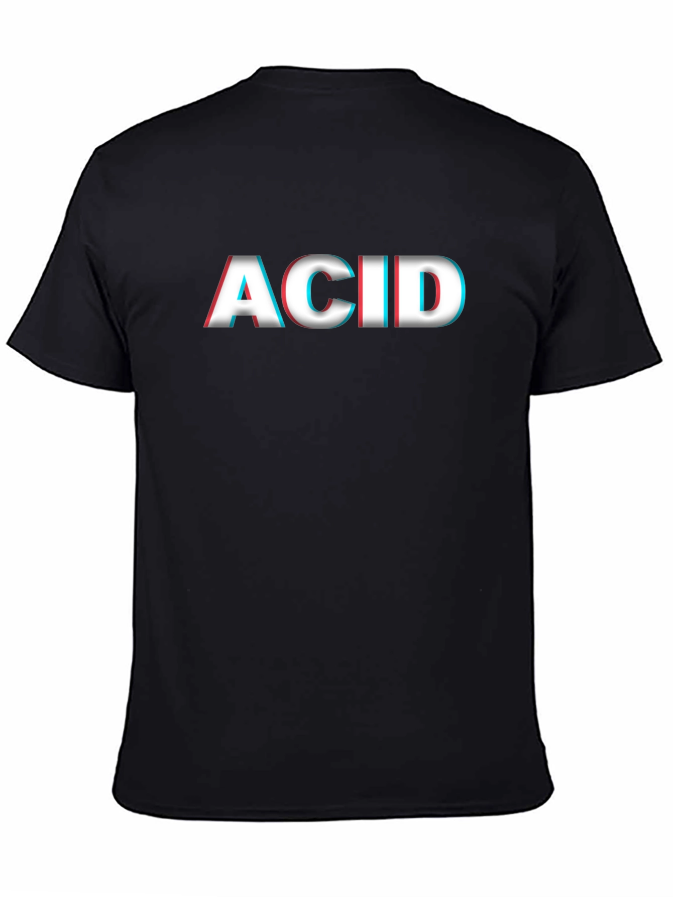 ACID 3D Effect Graphic Tee - Trendy & Stylish