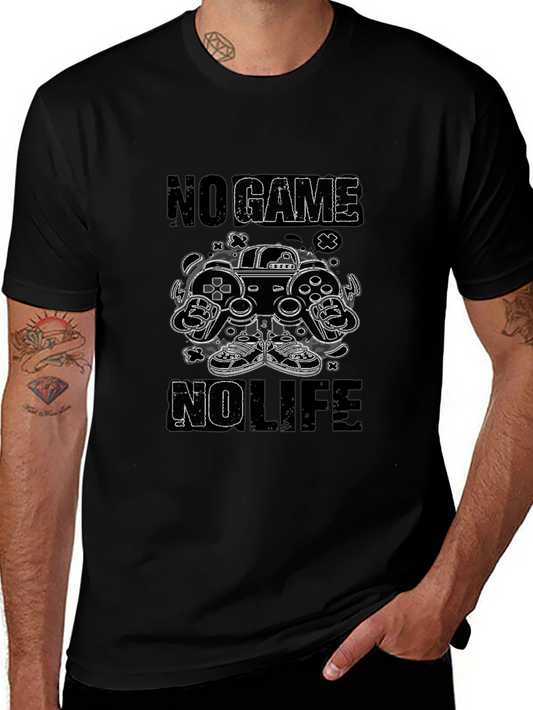 No Game No Life Gamer T-Shirt - Black