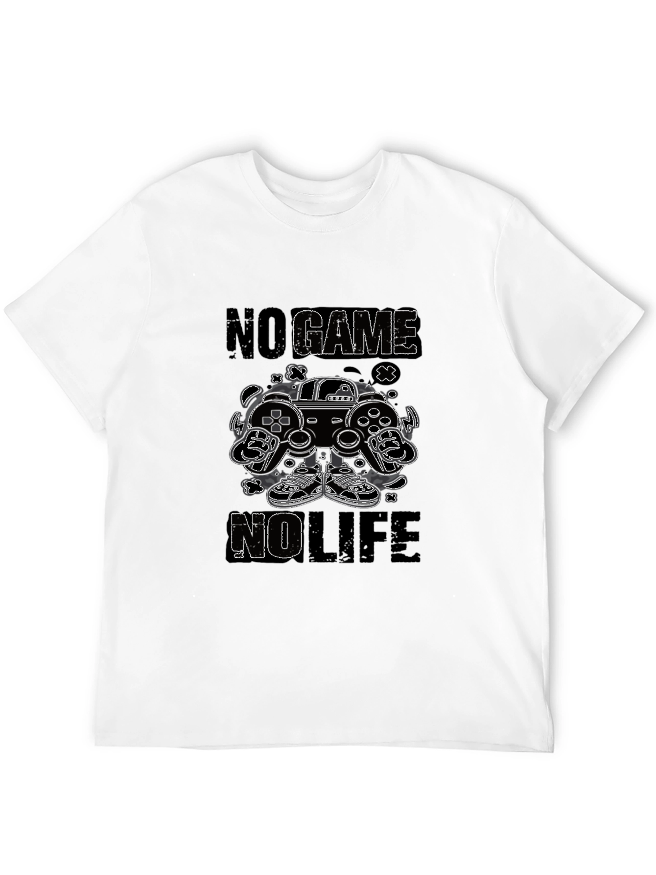 No Game No Life Gamer T-Shirt - Black