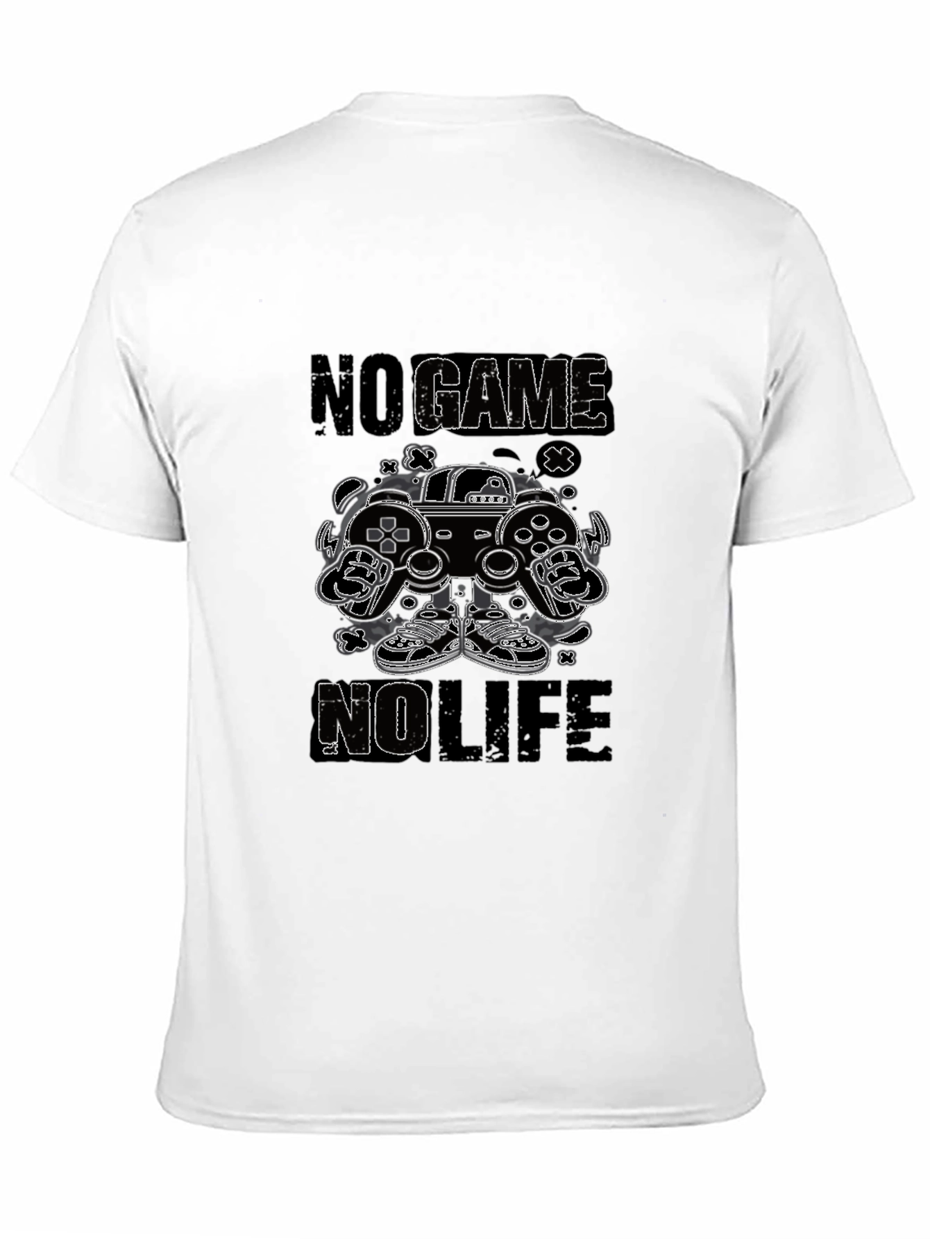 No Game No Life Gamer T-Shirt - Black