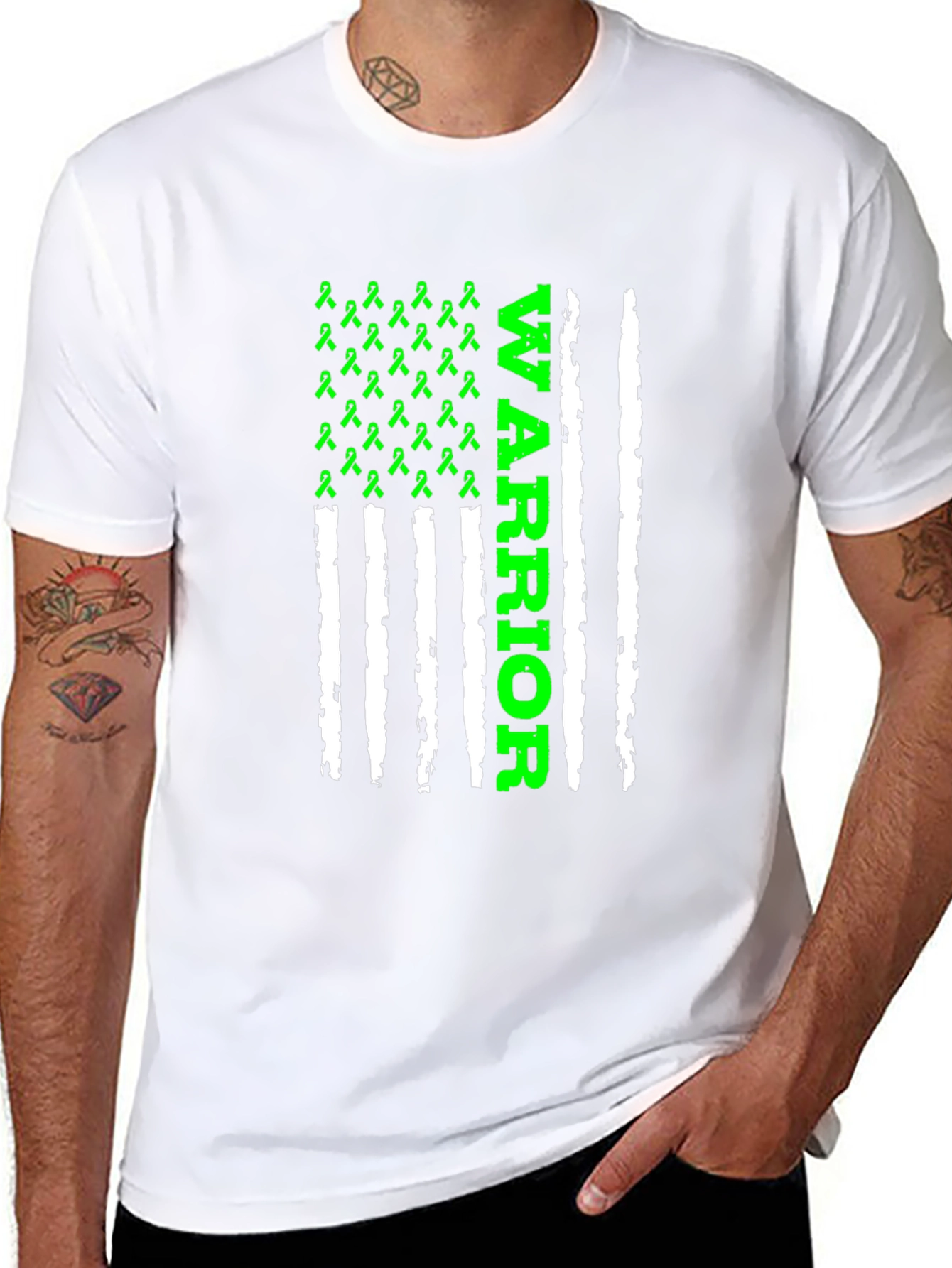 Warrior Awareness Ribbon T-Shirt