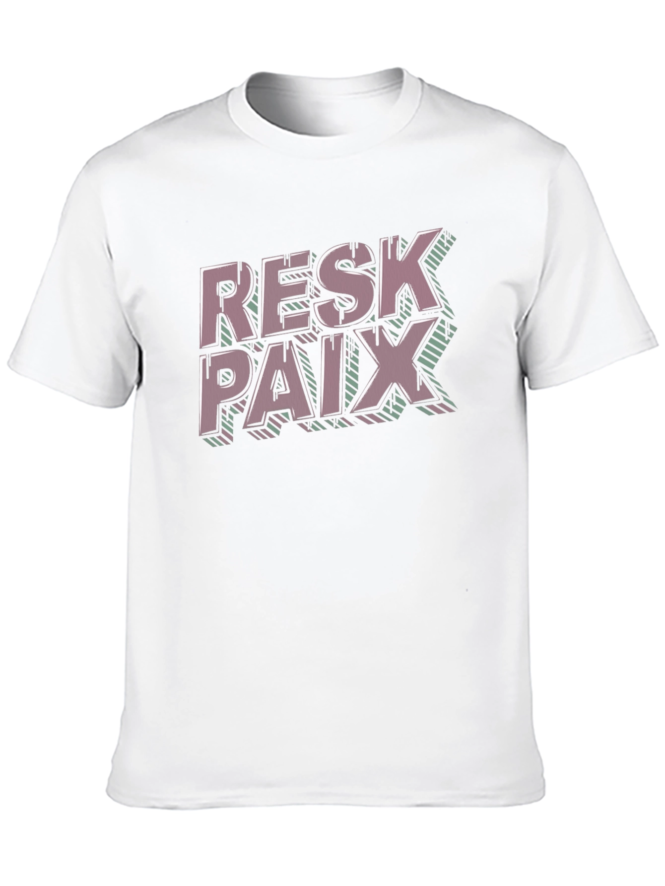 Resk Paix Graphic Tee - Trendy Casual Wear