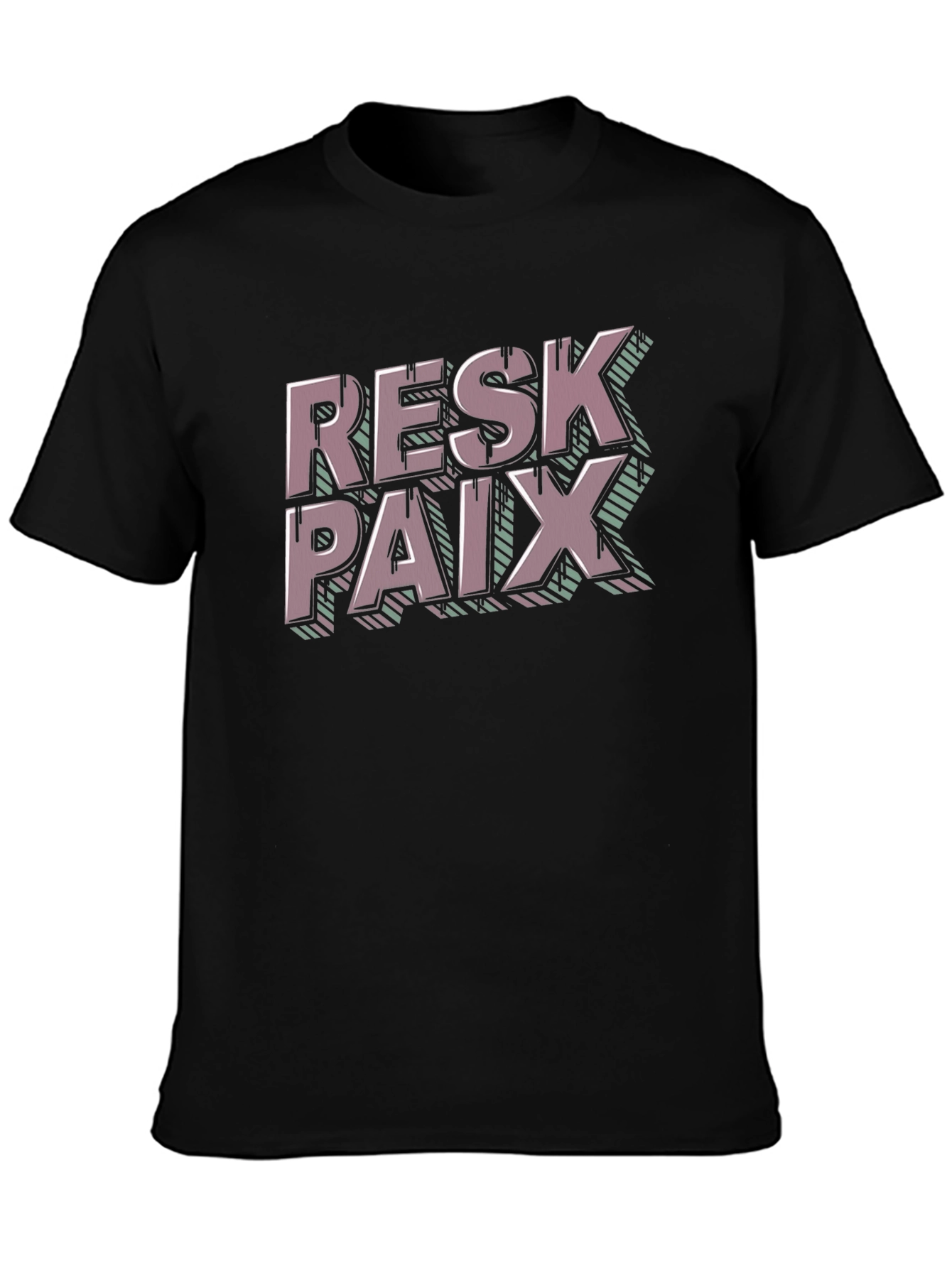 Resk Paix Graphic Tee - Trendy Casual Wear