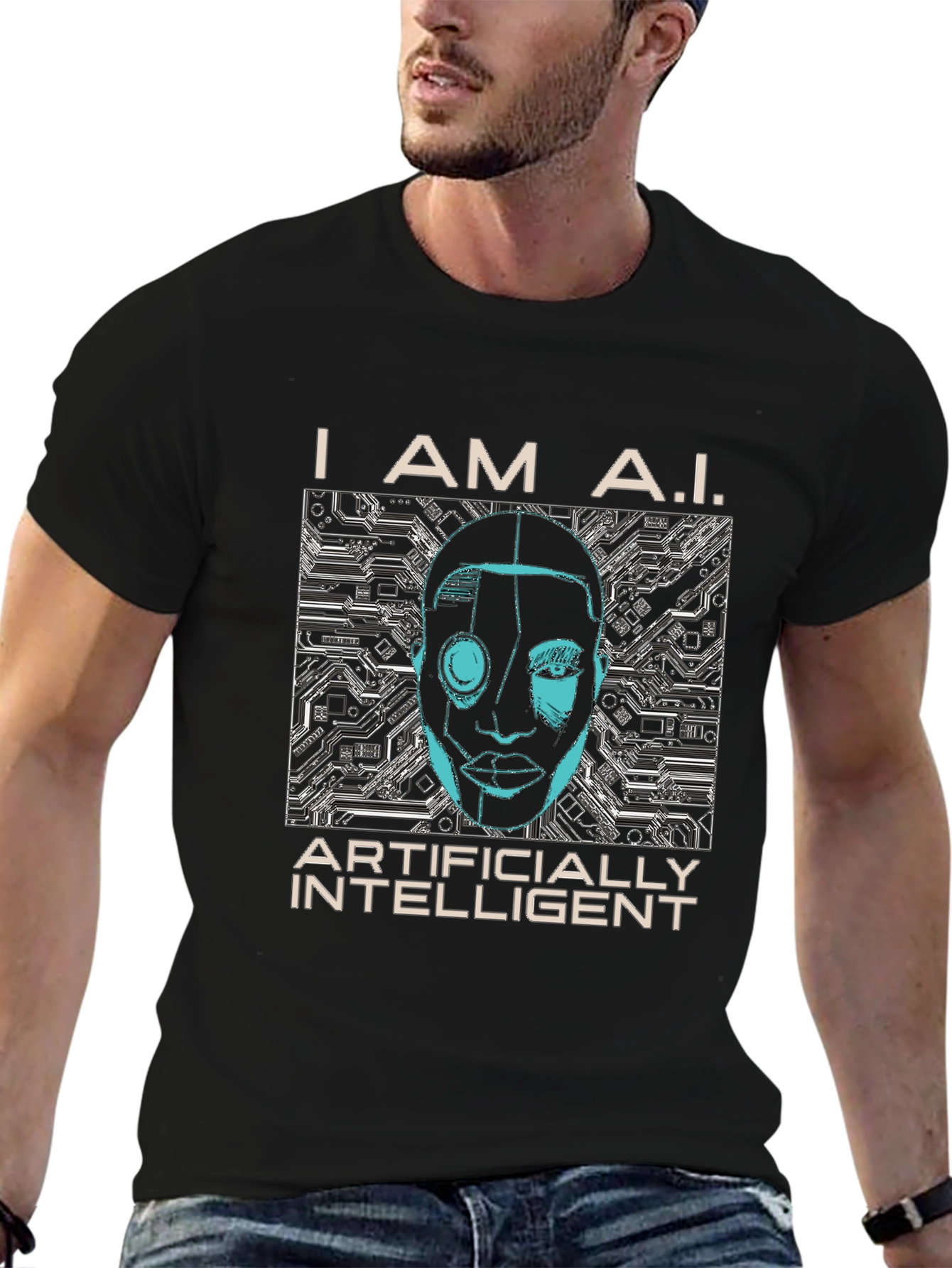 I AM A.I. Artificially Intelligent Graphic T-Shirt