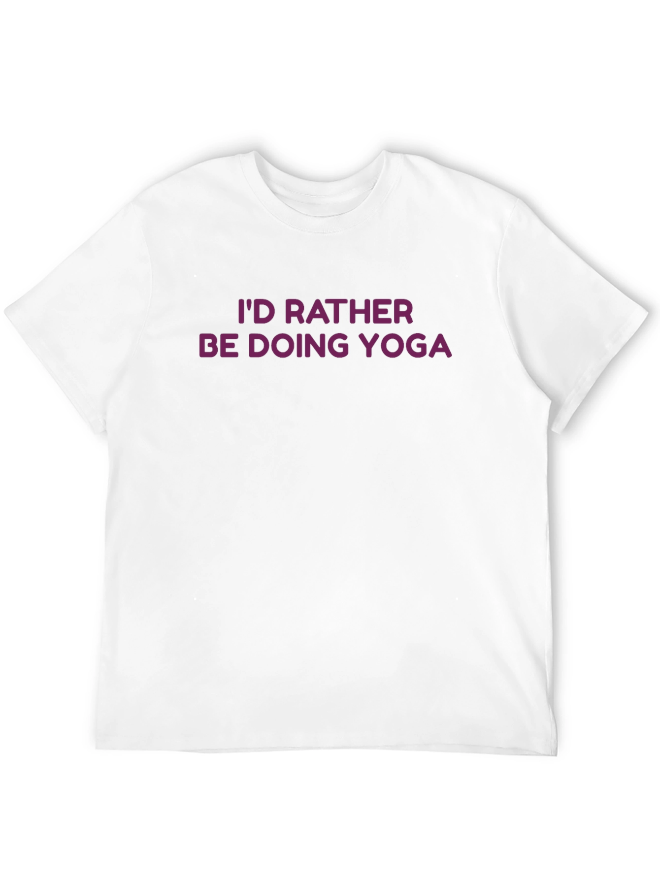 Yoga Lover T-Shirt - Id Rather Be Doing Yoga