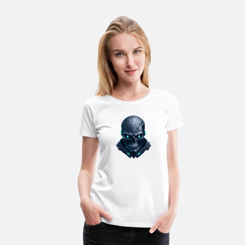 Dark cyberpunk Skull artwork
