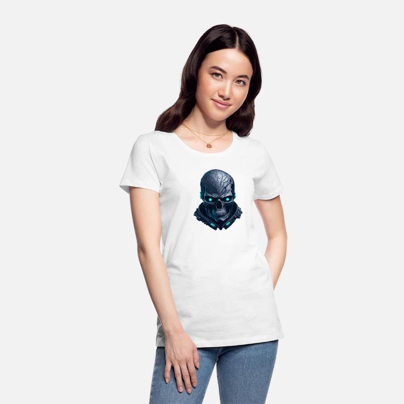 Dark cyberpunk Skull artwork