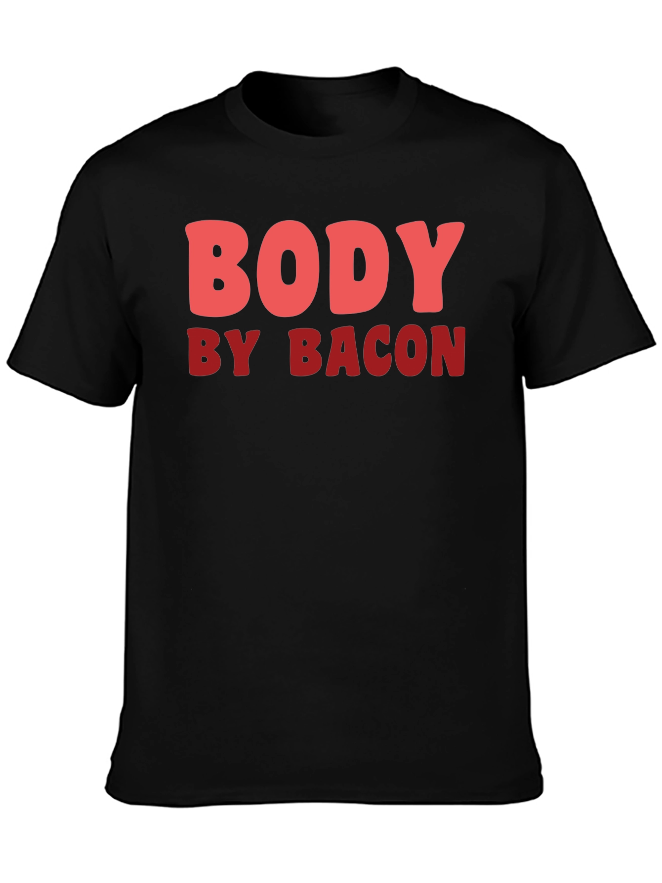 Body by Bacon Mens Black T-Shirt
