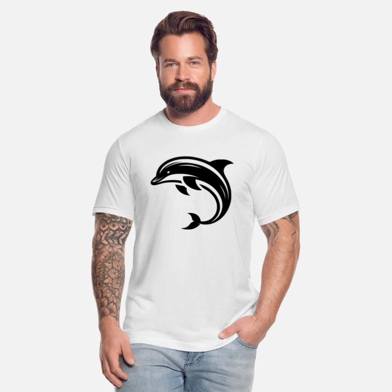 Diver Friends Design Dolphin Jumping