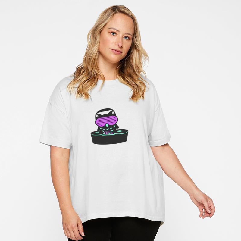 DJ owl mixer DJ music club disco party turntable