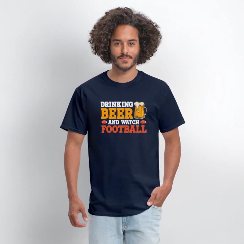 Drinking Beer And Watch Football 2