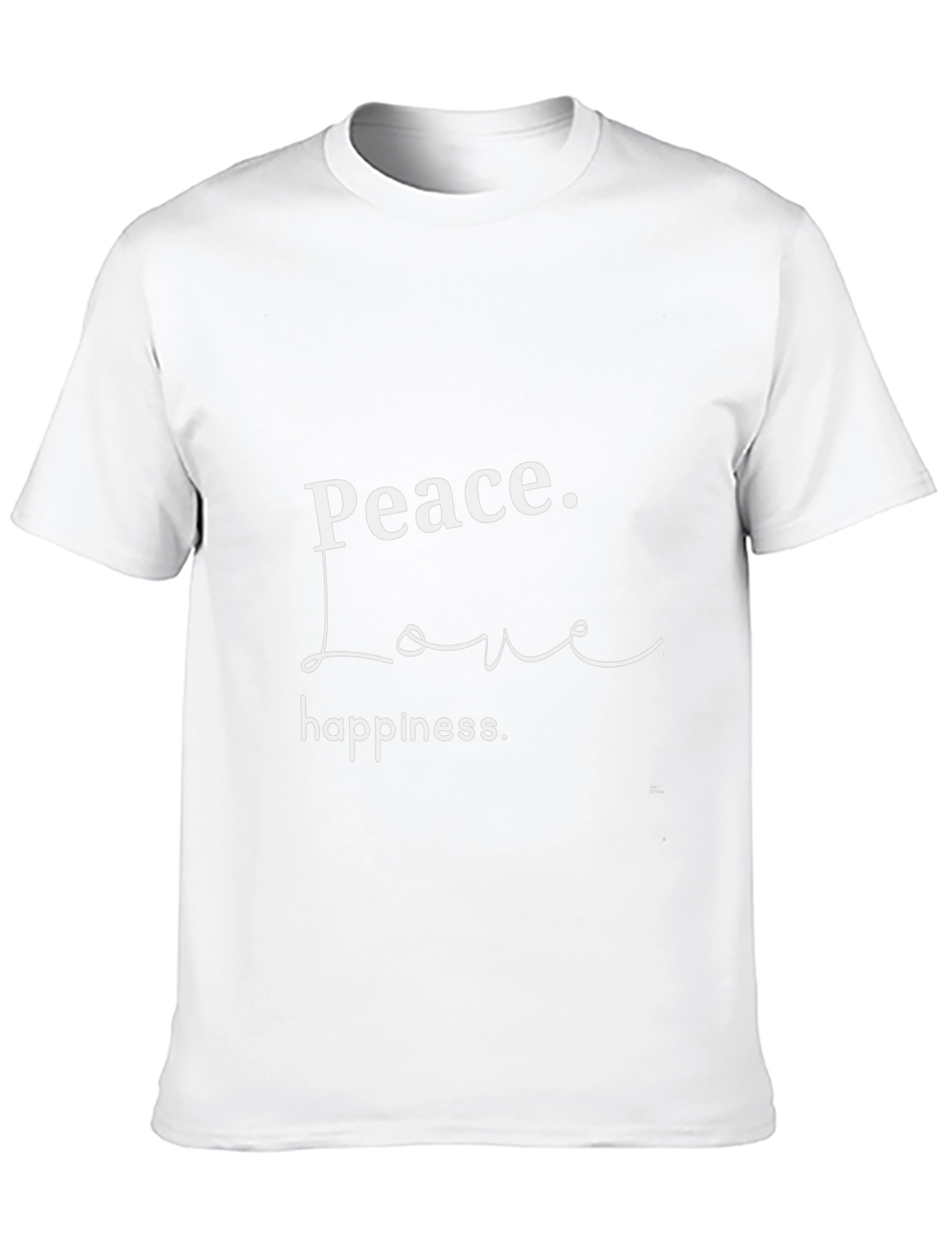 Peace Love Happiness Graphic Tee