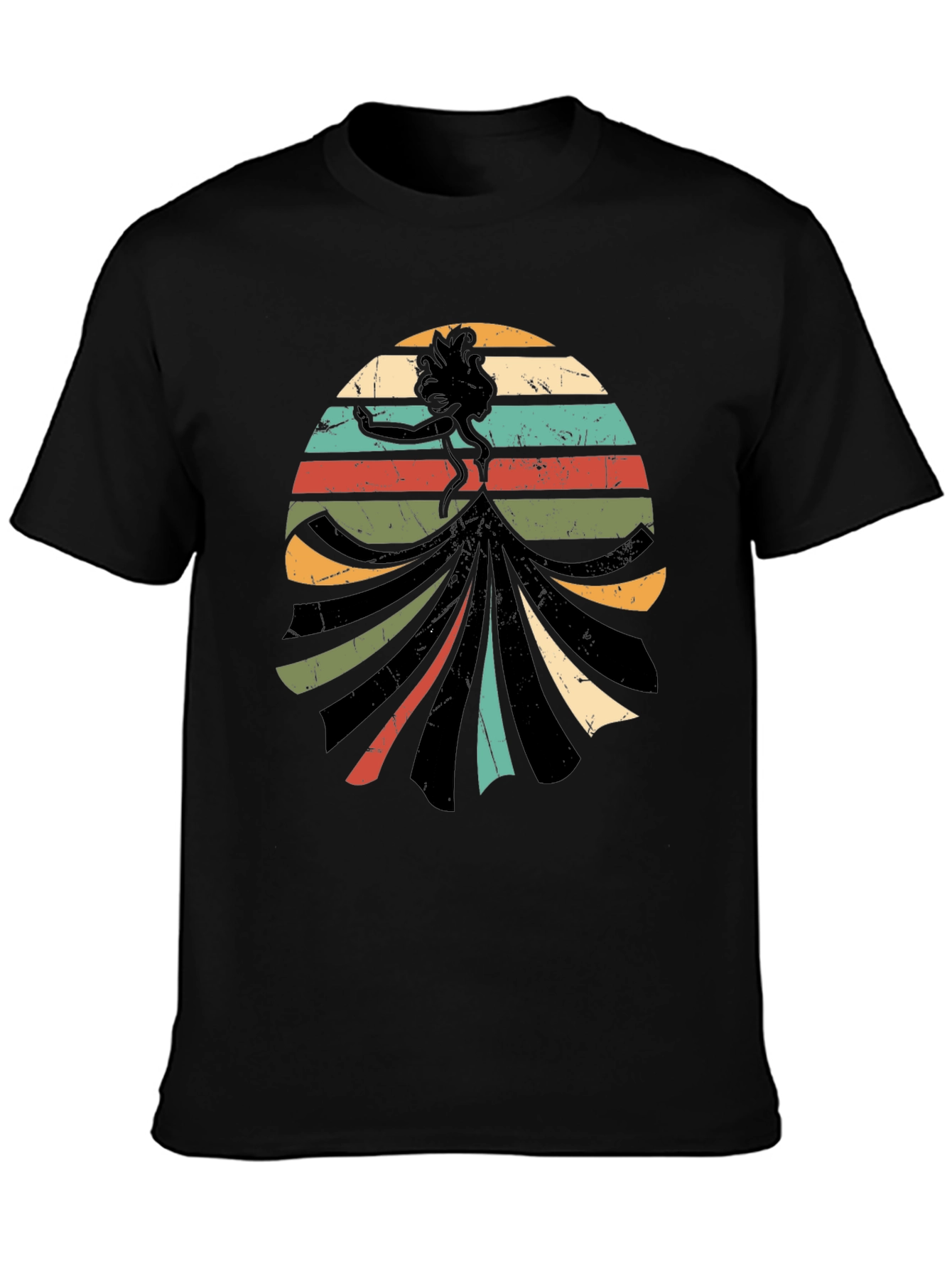 Retro Silhouette Graphic T-Shirt