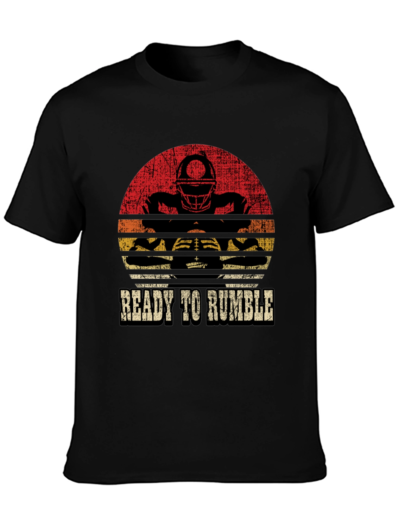 Ready to Rumble Football Graphic T-Shirt
