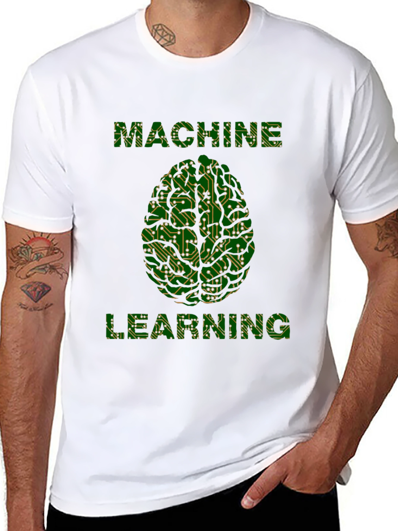 Machine Learning Circuit Brain T-Shirt