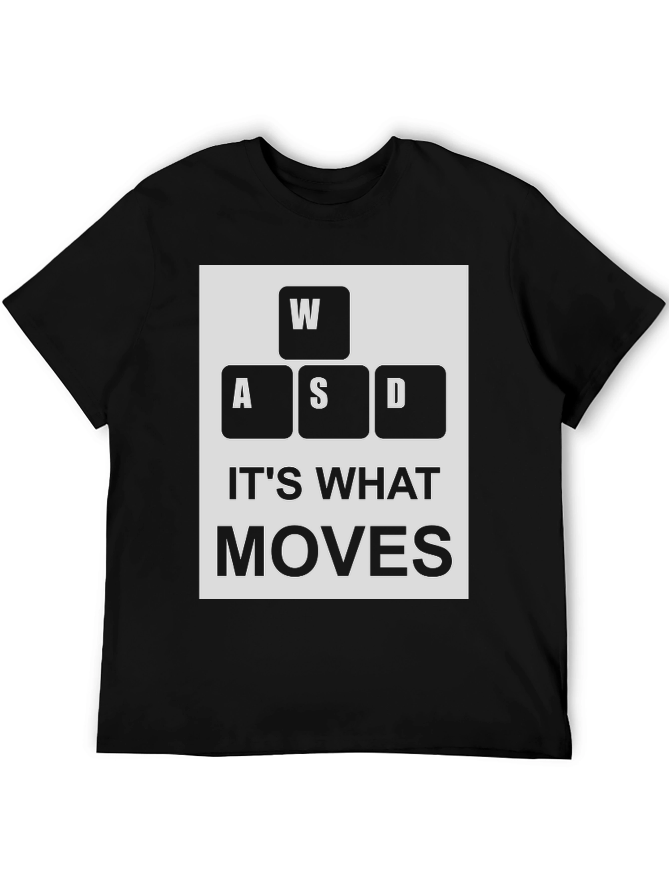 WASD Keys T-Shirt - Gamer Movement Tee