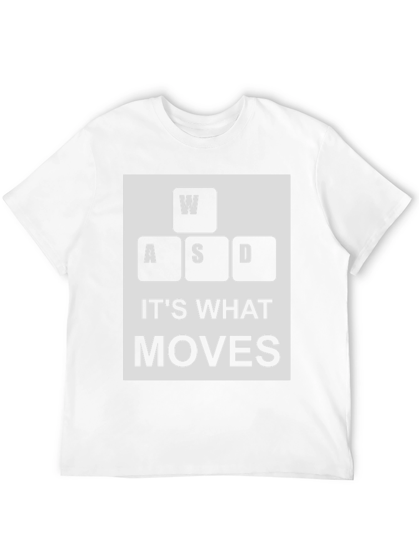 WASD Keys T-Shirt - Gamer Movement Tee