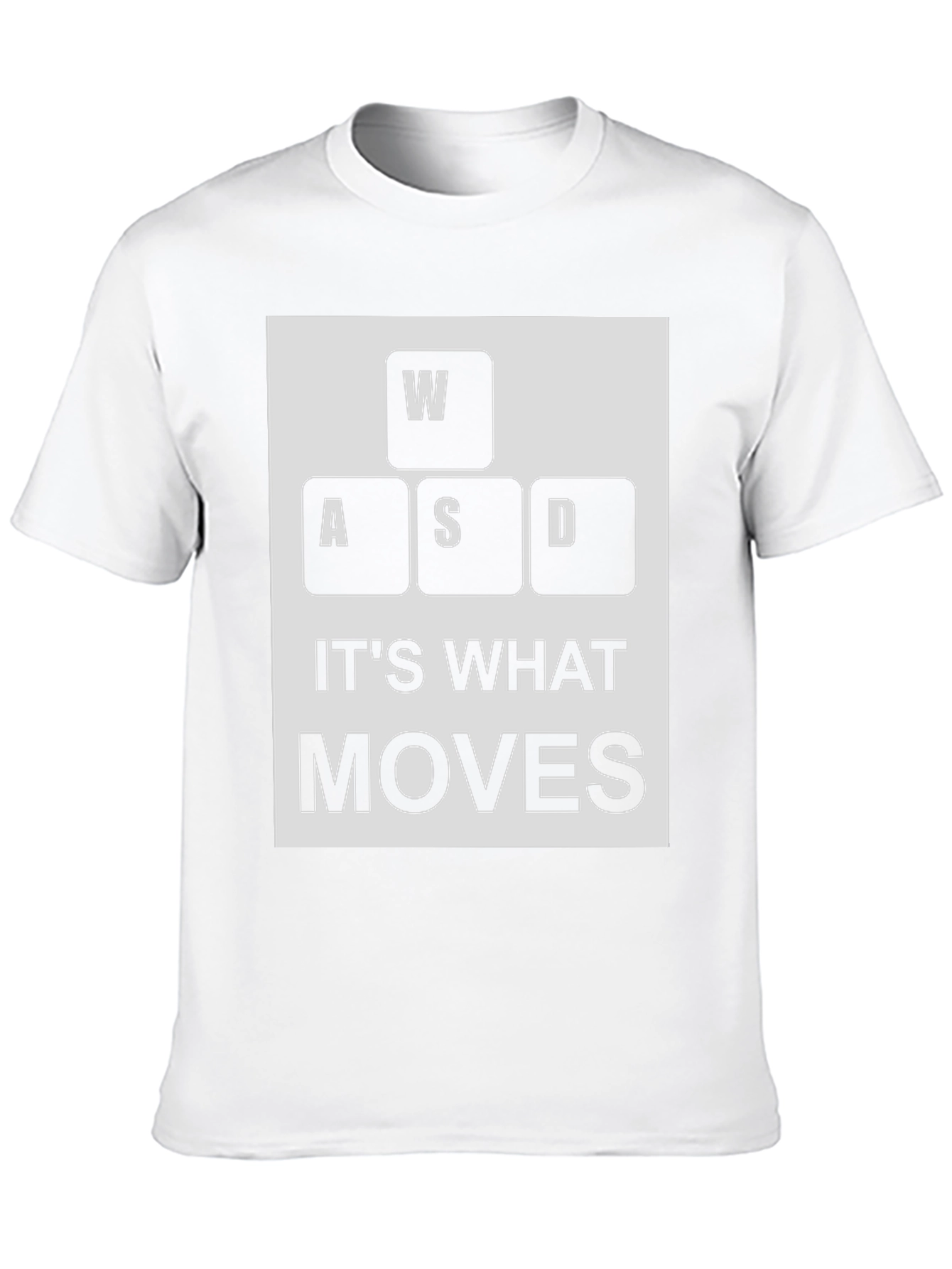 WASD Keys T-Shirt - Gamer Movement Tee