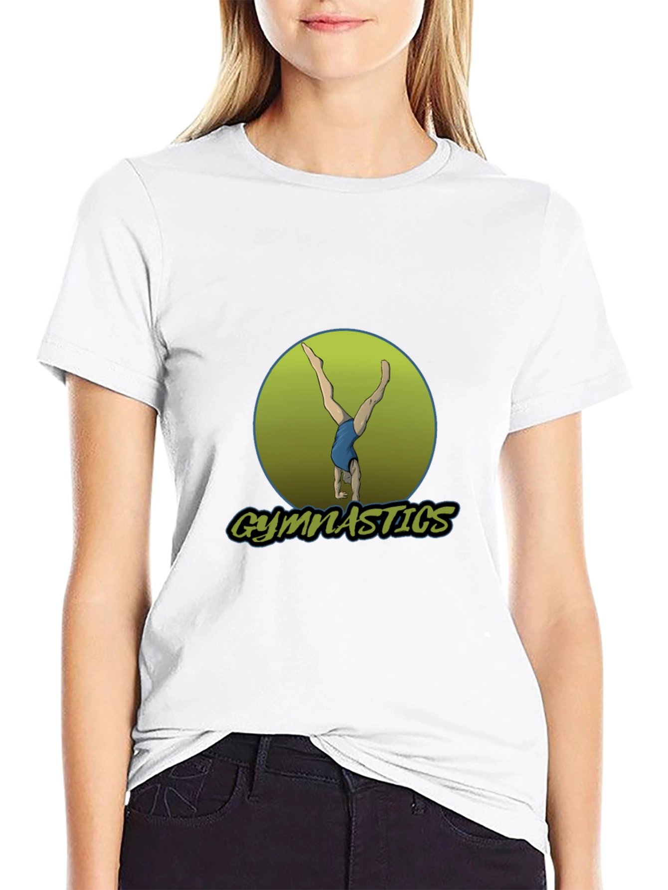 Gymnastics Graphic Tee - Handstand Design