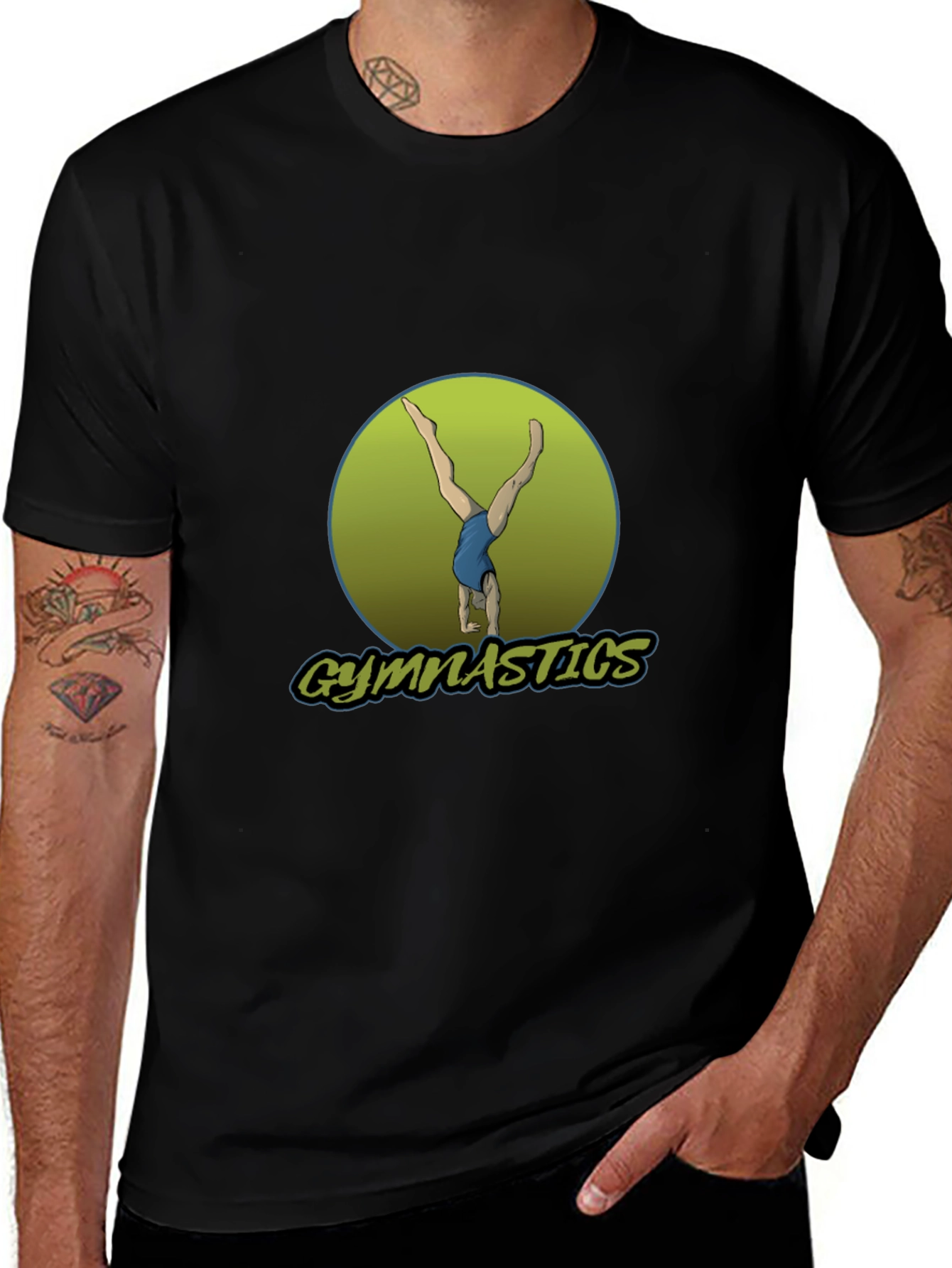 Gymnastics Graphic Tee - Handstand Design