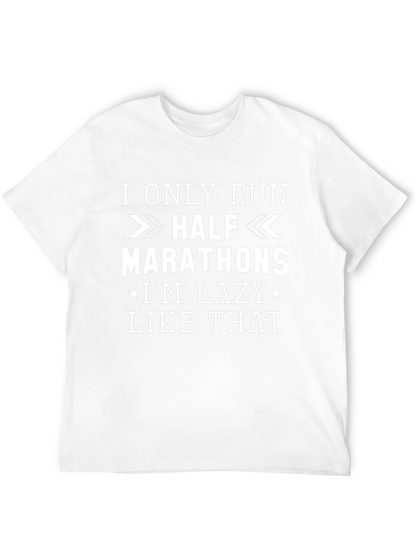 Funny Half Marathon Lazy Running T-Shirt