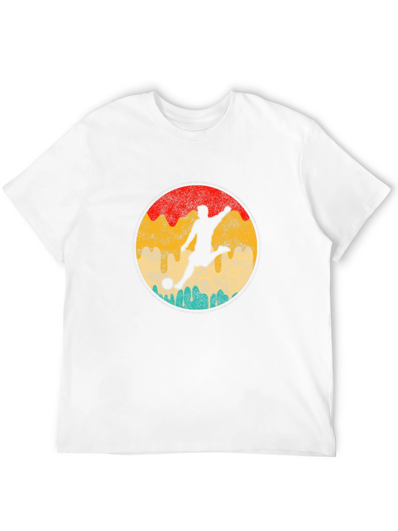 Retro Soccer Player Graphic Tee