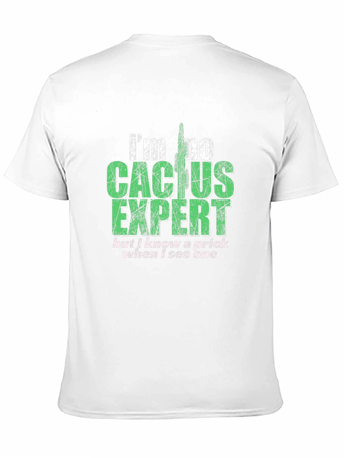 Cactus Expert Graphic T-Shirt - Funny Sarcastic Tee