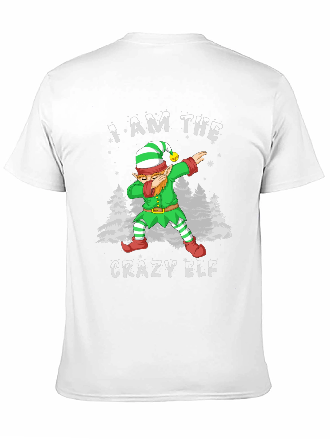 Crazy Elf Dabbing Christmas T-Shirt
