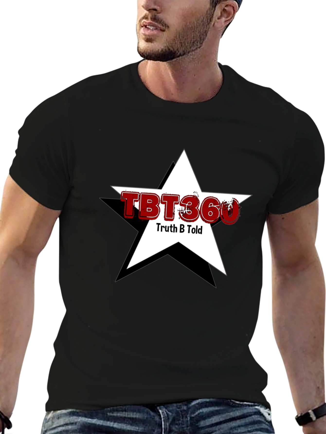 TBT360 Truth Be Told Black Graphic Tee