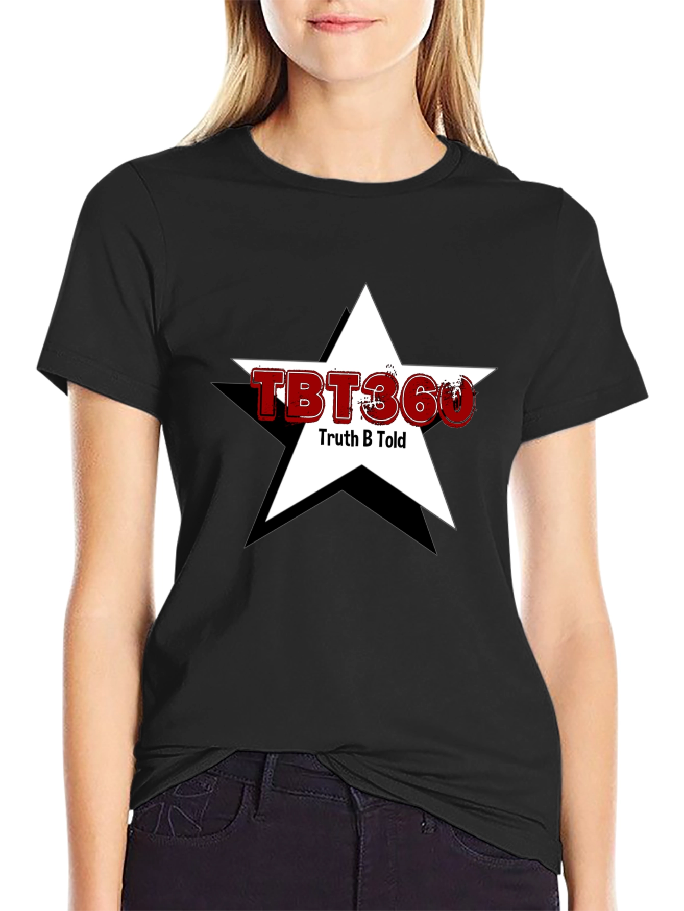 TBT360 Truth Be Told Black Graphic Tee