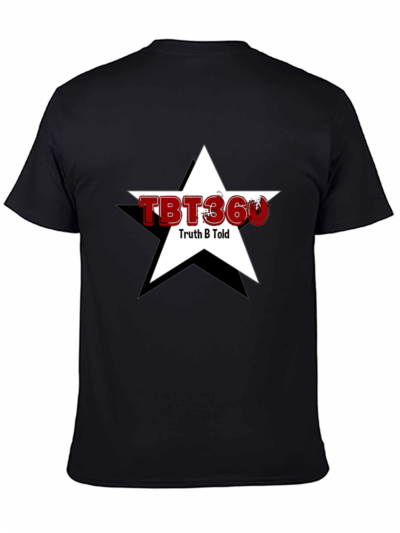 TBT360 Truth Be Told Black Graphic Tee