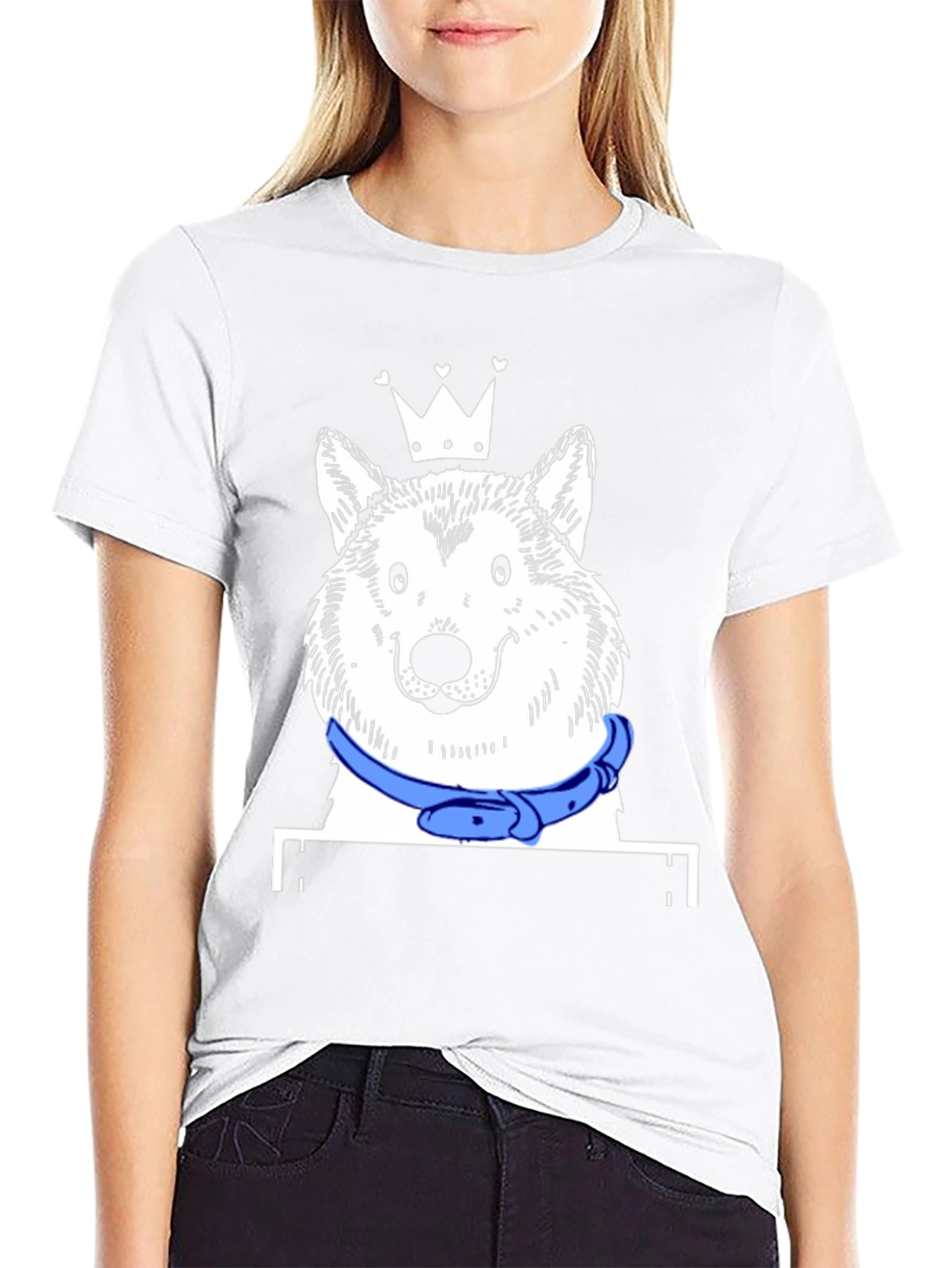Dog King T-Shirt - Unique Graphic Tee
