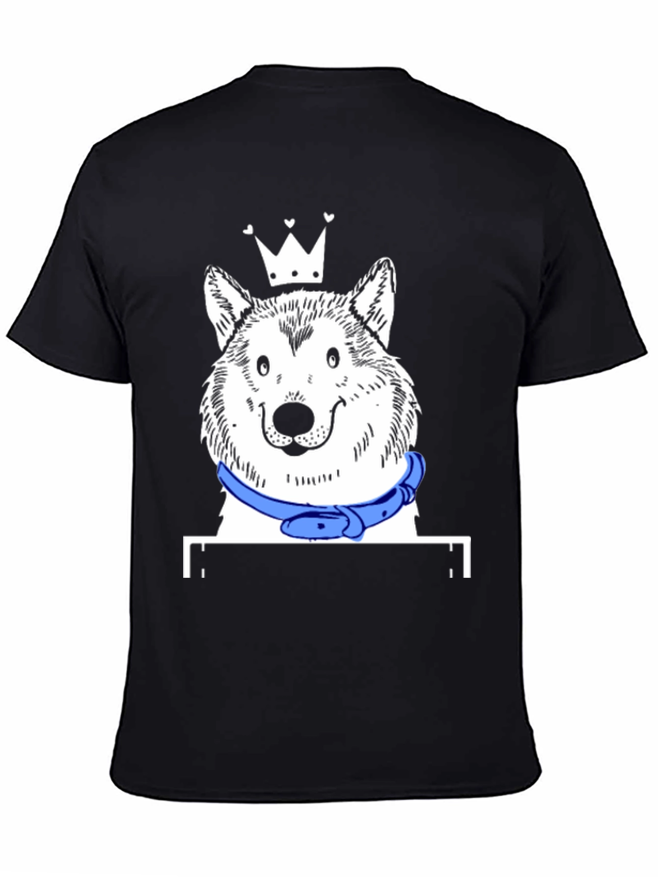 Dog King T-Shirt - Unique Graphic Tee