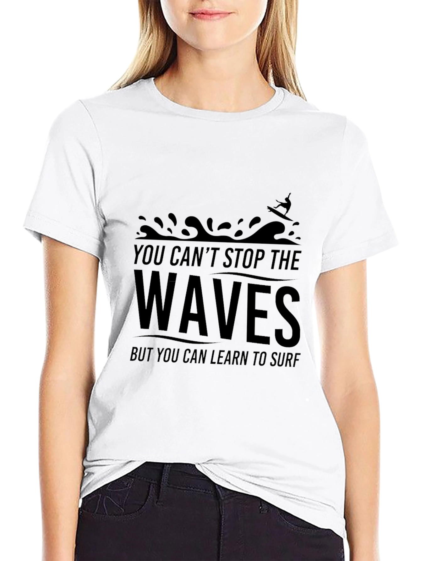 Waves Surf Graphic T-Shirt - Unisex Cotton Tee