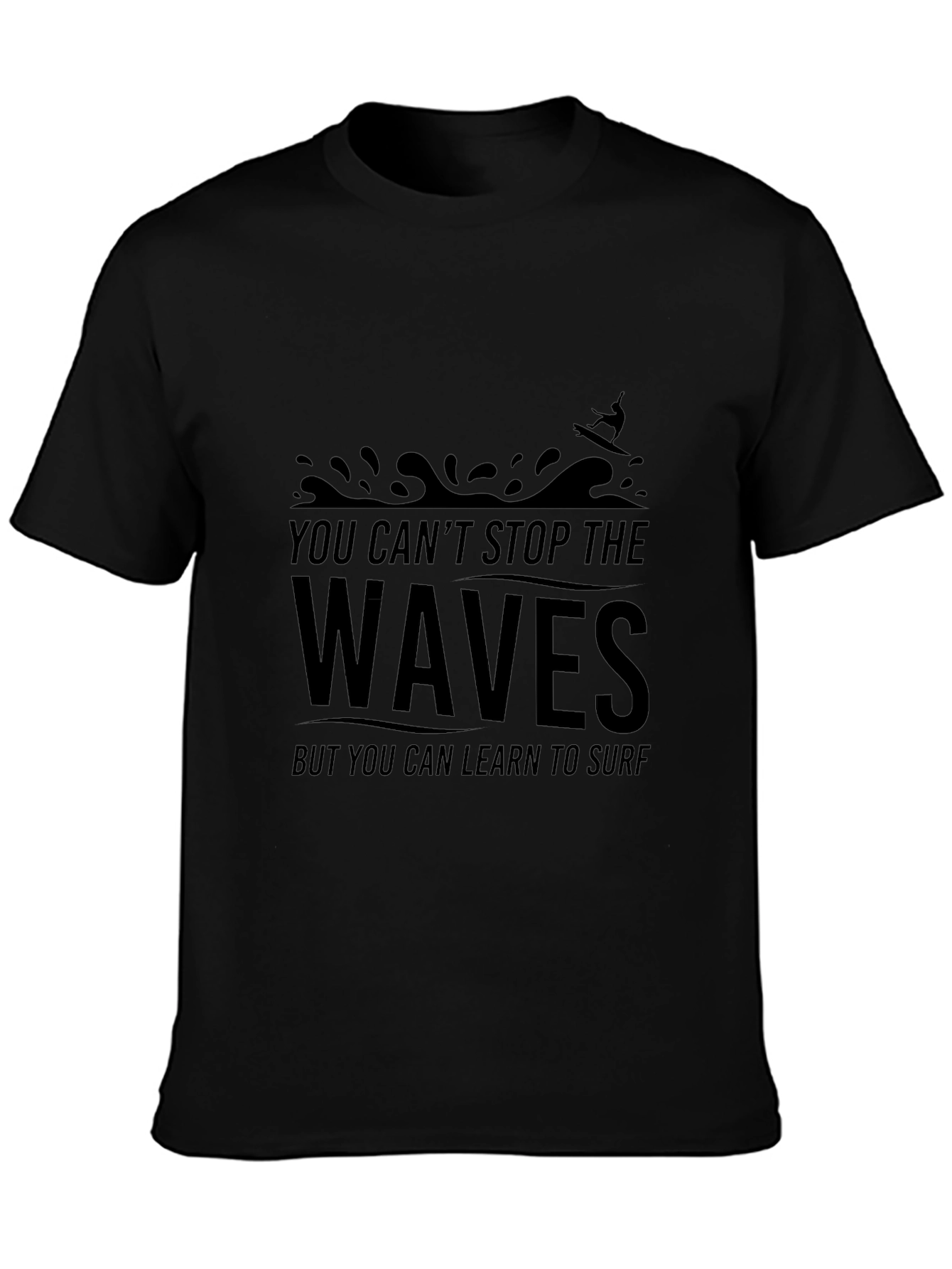 Waves Surf Graphic T-Shirt - Unisex Cotton Tee
