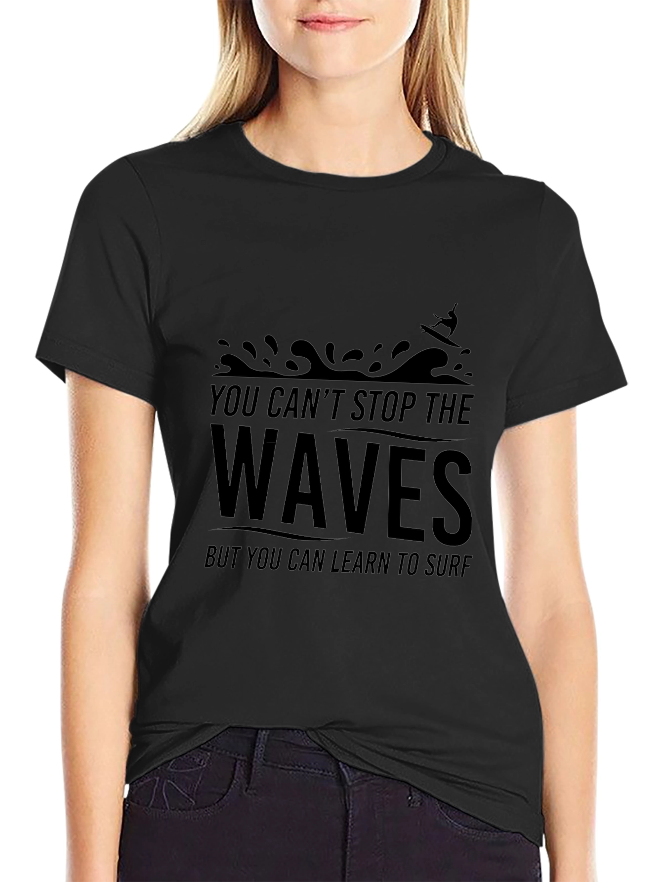 Waves Surf Graphic T-Shirt - Unisex Cotton Tee