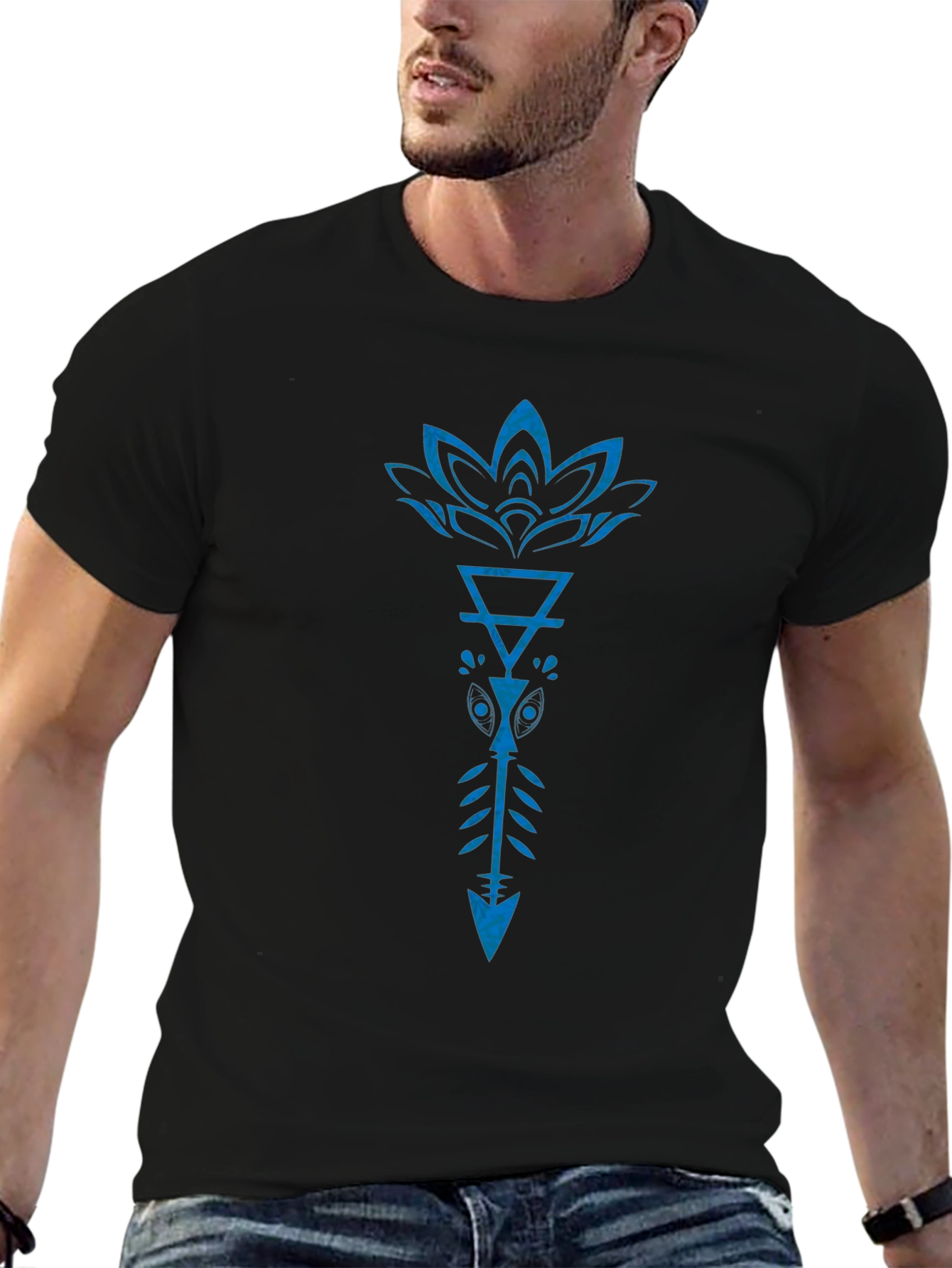 Lotus Arrow Graphic Tee - Stylish Casual Wear