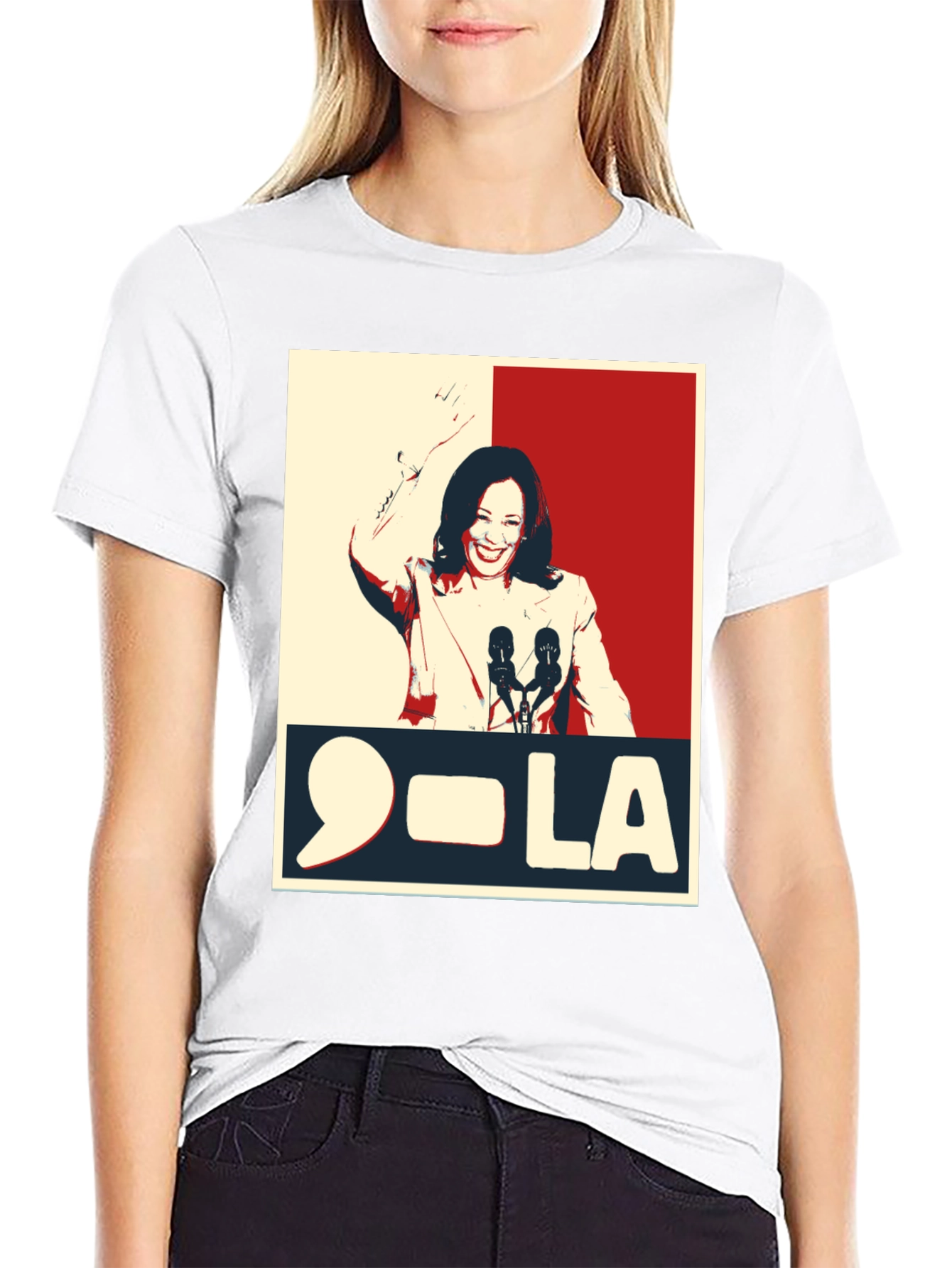 Kamala Harris 9-LA Graphic T-Shirt
