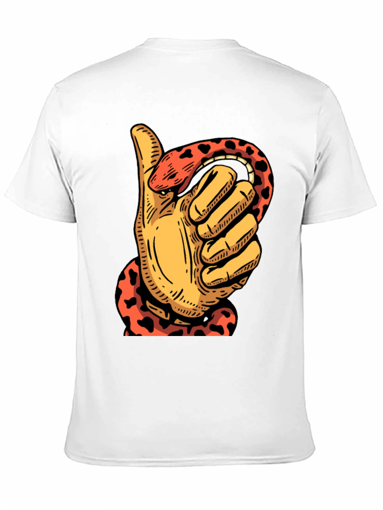 Thumbs Up Snake T-Shirt - Mens Graphic Tee