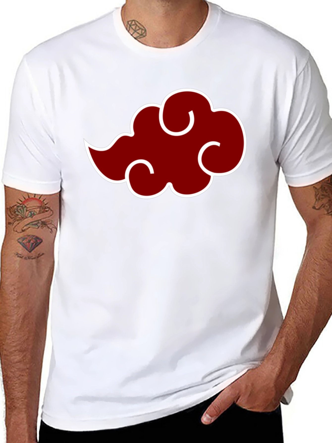Akatsuki Cloud T-Shirt - Anime Inspired Design