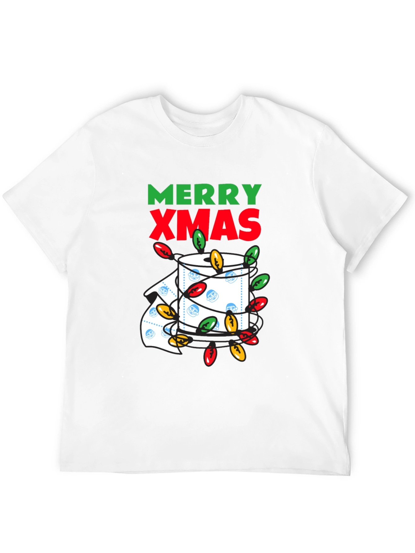 Merry Xmas Toilet Paper Roll Christmas T-Shirt