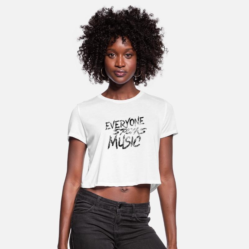 Everyone Speaks Music Graffiti Text